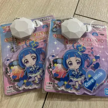 [ 메루카리 택배 ] 너와 아이돌 프리큐어 빛나는 스트랩 큐어 잉크 2개