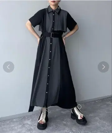 HARE 플리츠 절개 원피스(HARE) 사이즈 FREE