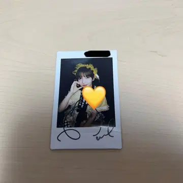 FRUITS ZIPPER 하야세 노엘 사인 폴라로이드