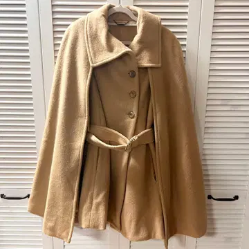 [ LILY BROWN ] 케이프 코트 아우터 캐러멜