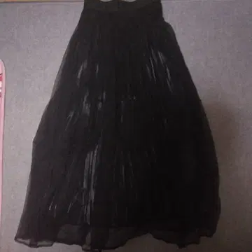 archives 블랙 플리츠 롱 스커트