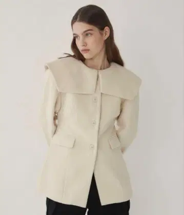 GIUNON 빅 칼라 코트