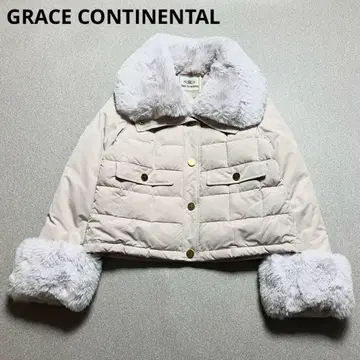 최근 그레이스 콘티넨탈 숏 다운 자켓 골드 버튼 3way