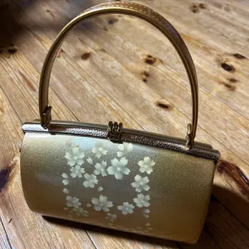 벚꽃 꽃무늬 골드 일본 의류용 백