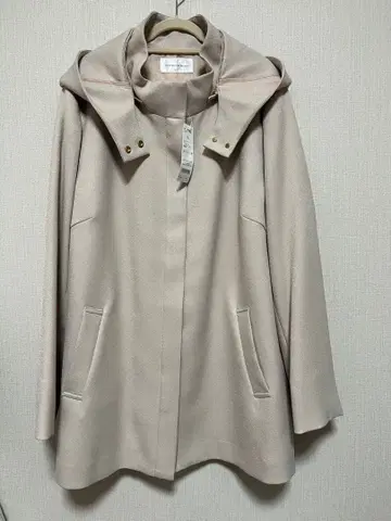 fleur by mint breeze 후드 부착 코트 3L 베이지