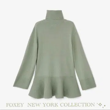FOXEY NEW YORK 캐시미어 혼방 터틀 니트