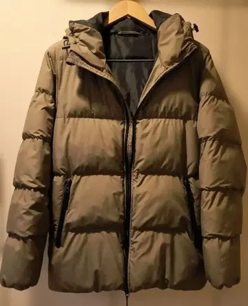 다운 자켓 후드 부착 GU 남성용 L