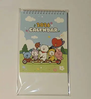BT21 탁상 달력 2026