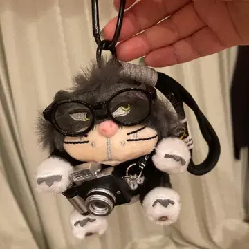 디즈니 카메라와 안경을 든 Lucifer Cat