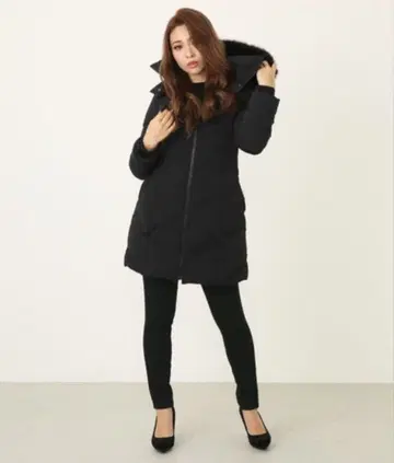 rienda 퍼 스트레치 다운 코트 S사이즈