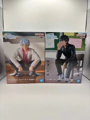 은혼 데스크 피규어 긴파치 히지카타 2체 세트