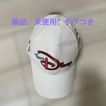 Disney Team Disney 캡 화이트 새상품, 미사용