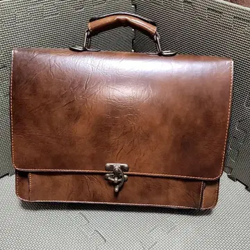 비즈니스 백 브리프 케이스 레트로풍 새상품급