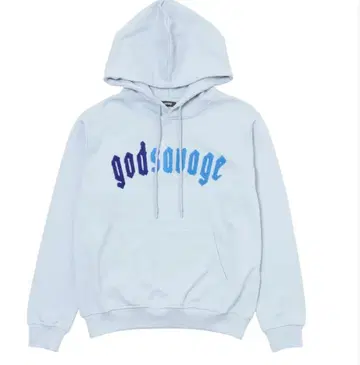 god savage 후드티 스카이블루