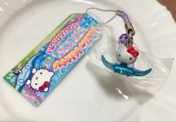 [레어] 지역 한정 키티 수족관 한정판 아쿠아리움 만타 족쇄 스트랩