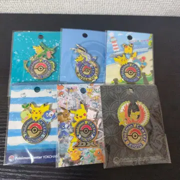 포켓몬 센터 로고 핀즈 6개 세트