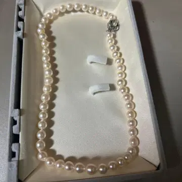 진주 목걸이 화이트 펄