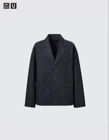 대인기! 유니클로 U 박스 테일러드 자켓 블랙 (09) M