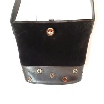 니나리치 숄더백 스웨이드 가죽 사선 크로스백 블랙