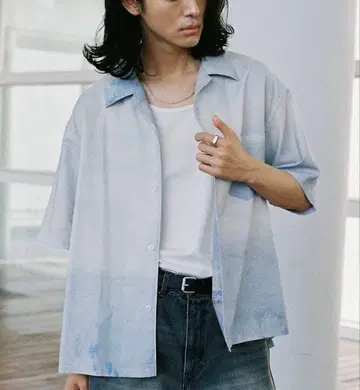 ABSTRACT ART GRAPHIC H/S SHIRT