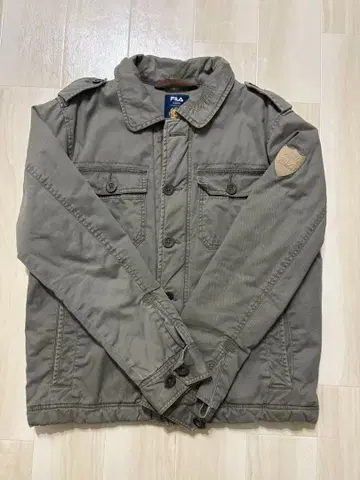 FILA 밀리터리 자켓 카키