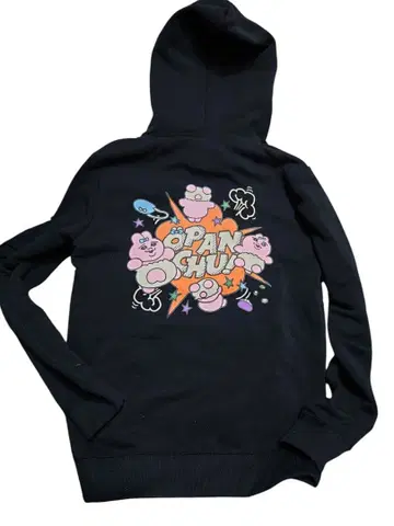 빤쮸토끼 후드티 블랙 M