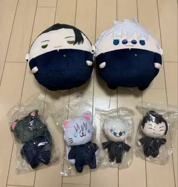 주술회전 게토 스구루 고죠 사토루 봉제 인형 6개 세트