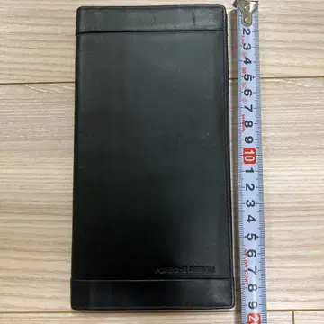 PORSCHEE DESIGN 블랙 가죽 장지갑