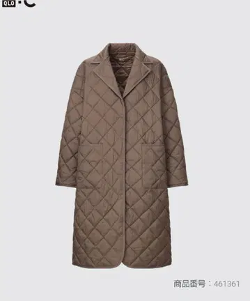 유니클로 퍼프 테크 오버사이즈 코트