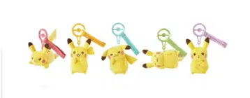 마스코트 십포켓십색 피카츄 전종 5개 컴플리트 세트