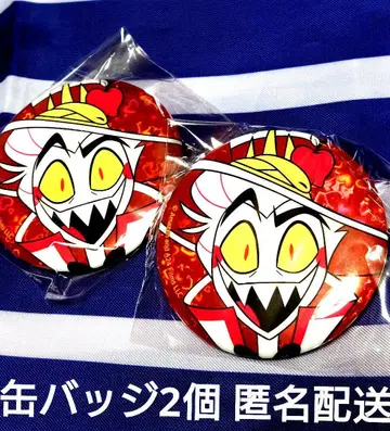 해즈빈 호텔 팝업 캔뱃지 루시퍼