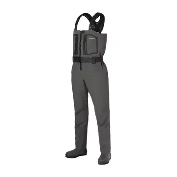 시마노 DS+4 스트레치 가슴장화 M(L) 차콜 그레이 펠트