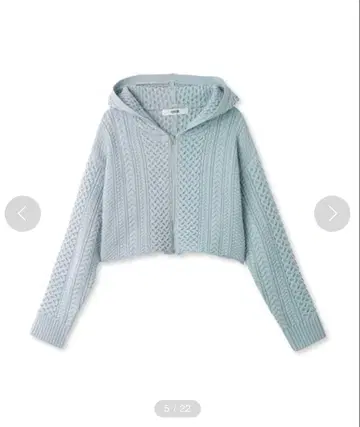 FURFUR 하프 니트 후드티