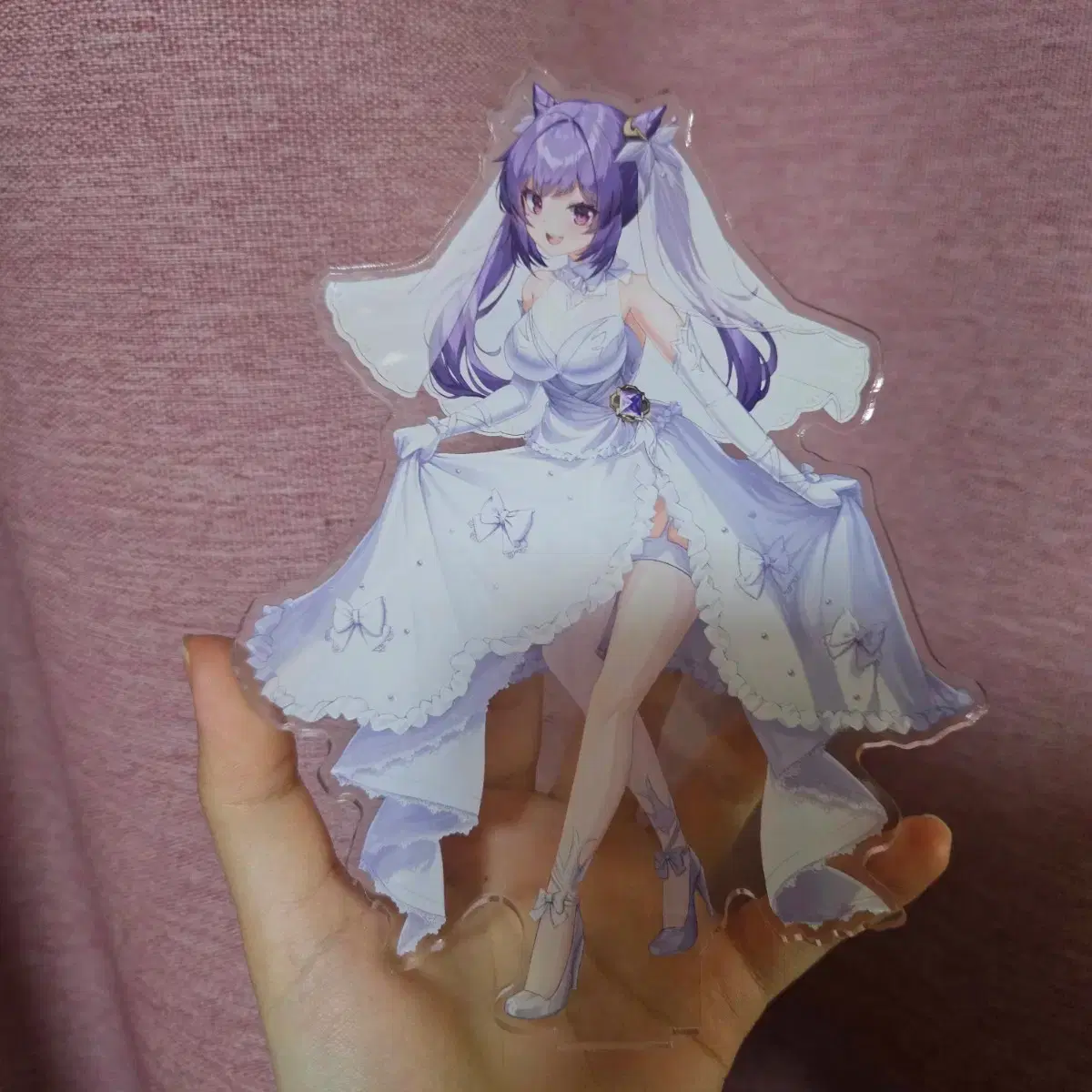 Genshin Impact Keqing wedding acrylic unofficial goods wts