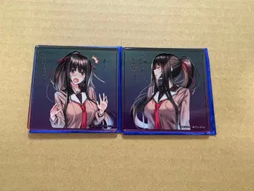 아마카노2 축중심파 트레이딩 아크릴 코스터 2개 쿠로히메 유이토