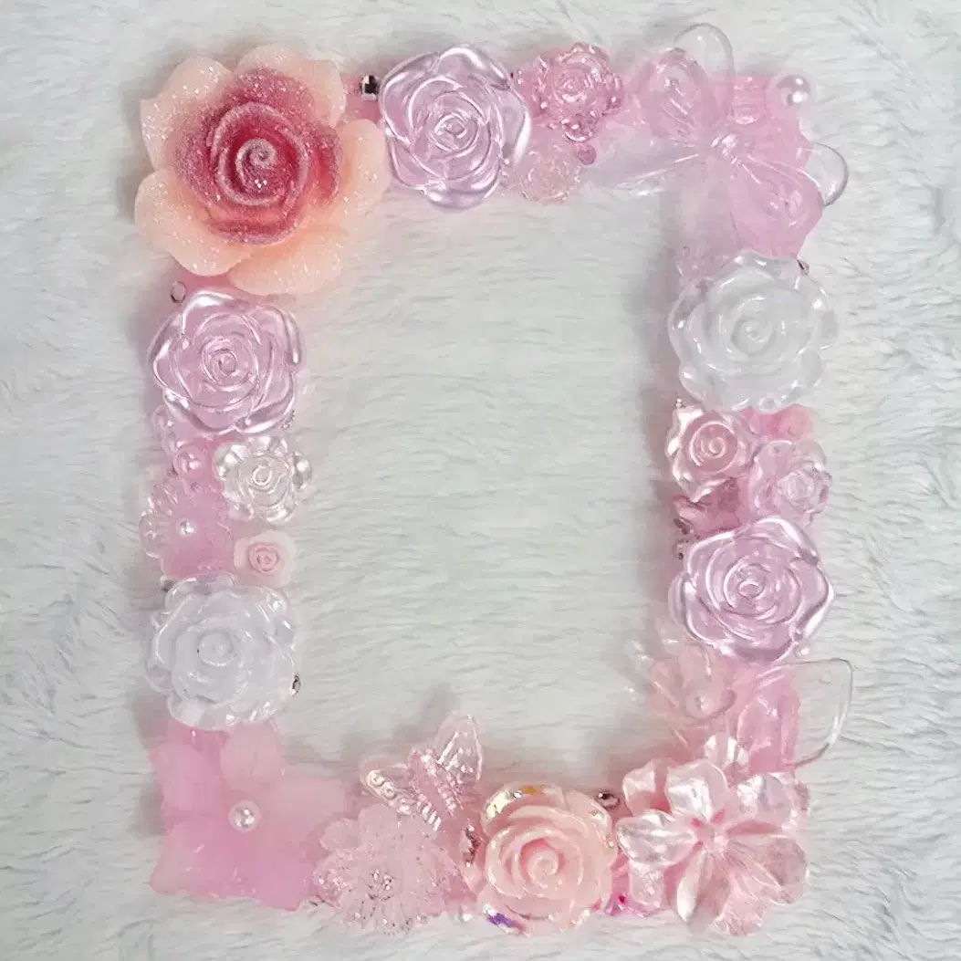 Sparkling pink decoden top꾸 poca holder