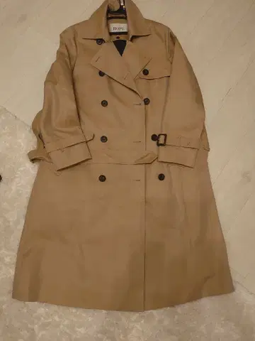 로페 라이너 부착 트렌치코트 36 베이지