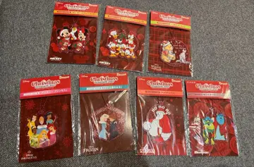 디즈니 크리스마스 오너먼트 해피 복권 아크릴 오너먼트상 7종 전종