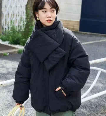 프릭스스토어 PUBLUX 머플러 포함 충전솜 자켓 아우터