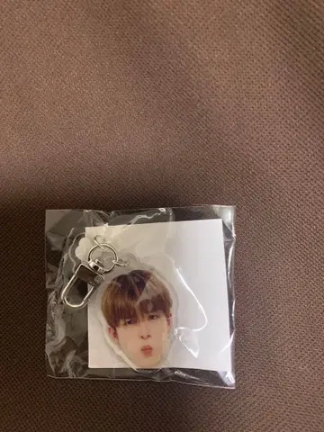 TREASURE 아사히 얼굴 아크릴 키링 화남