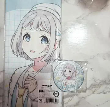 학마스 카츠라기 리리야 DMM 스크래치 A3 천 포스터 글리터 캔뱃지