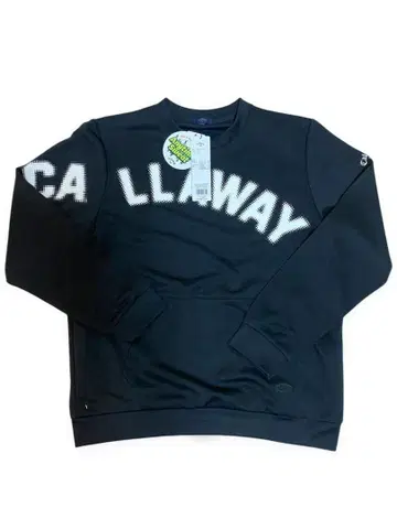 LL [택 포함 새상품] 캘러웨이 로고 프린트 종이상자 맨투맨