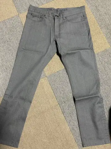 BLACK LABEL 그레이 데님 팬츠