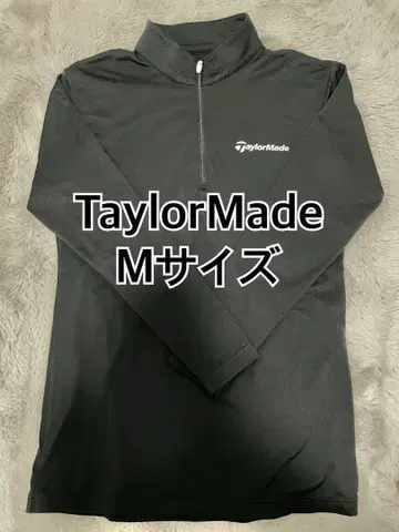 TaylorMade 네이비 하프 지퍼 셔츠
