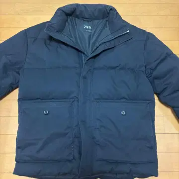 네이비 다운 자켓