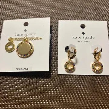 kate spade 목걸이와 귀걸이 세트