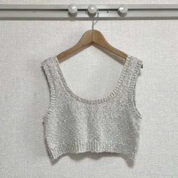 [ 새상품급 ] LOWRYS FARM(로리즈팜) 스팽글 뷔스티에