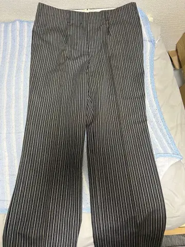 50s 60s 빈티지 슬랙스 스트라이프 알루미늄 탈론 지퍼 미국제