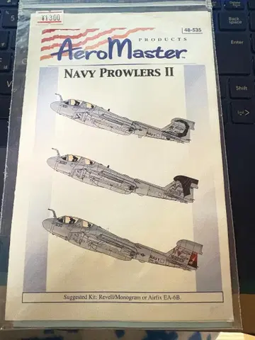 에어로 마스터 1/48 EA-6B 프라울러 데칼 48-535