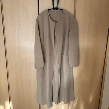 Deuxieme Classe 리버사이드 롱 노카라 코트